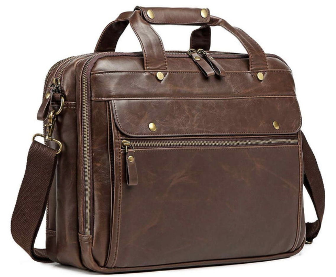 Edmond Leather Briefcase